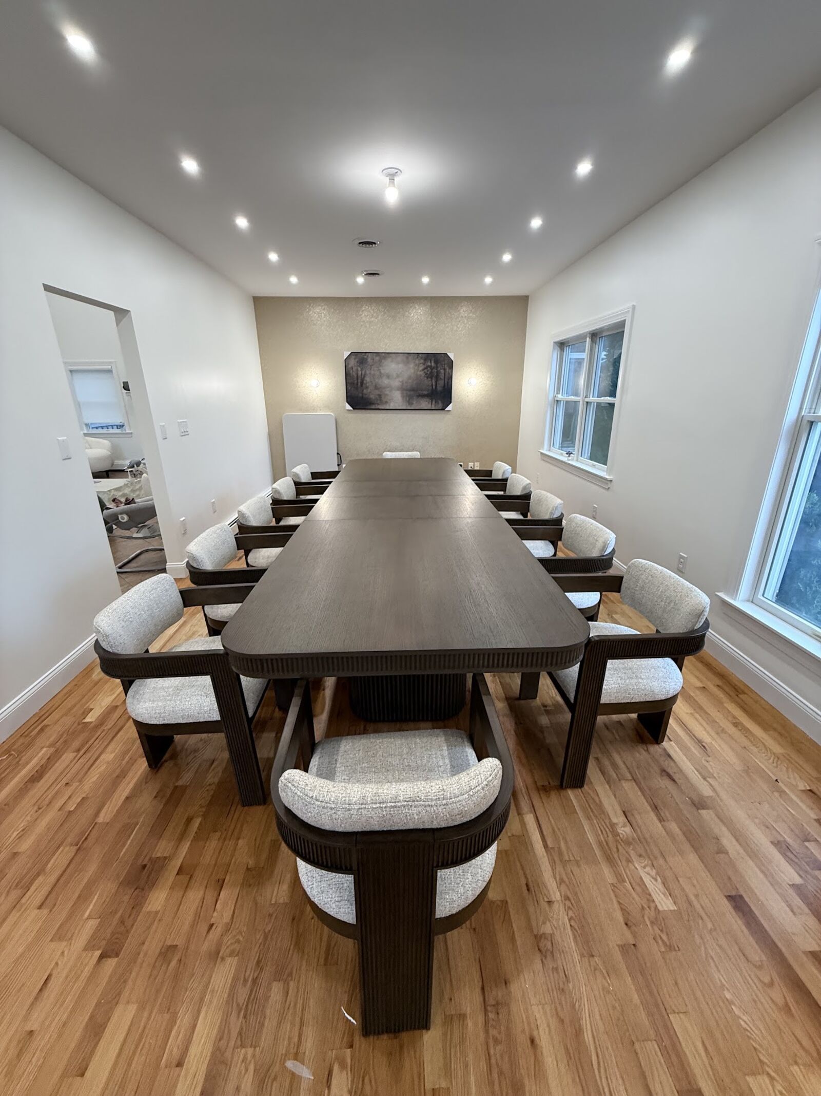 Dining table and chairs