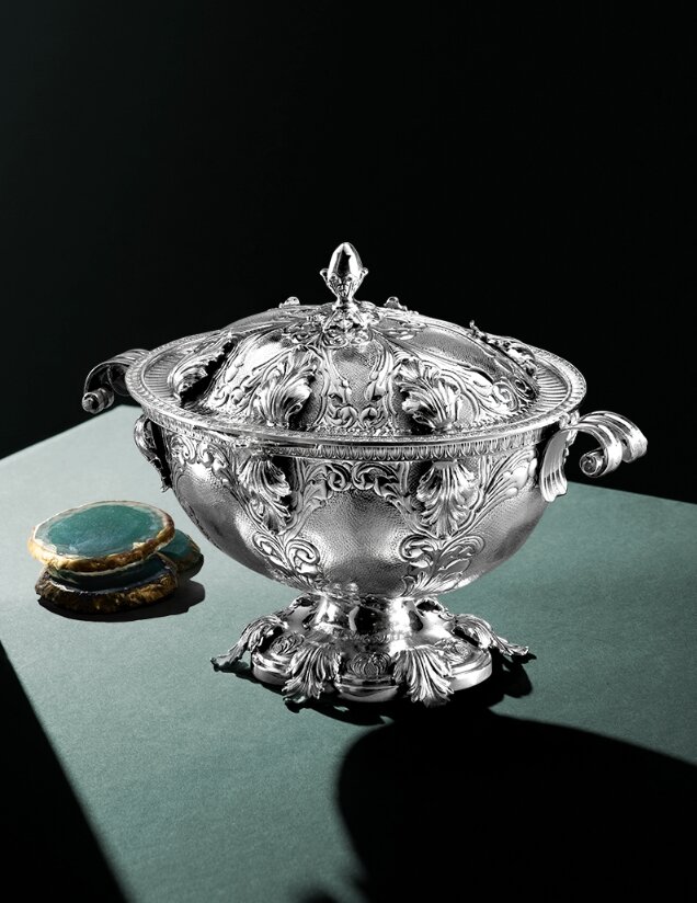 Silver tureen